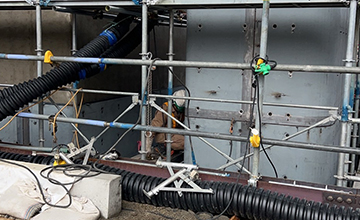 NEXCO earthquake resistance reinforcement work