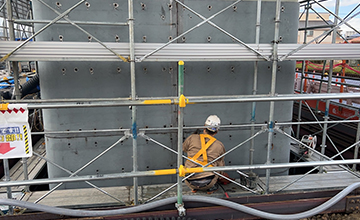NEXCO earthquake resistance reinforcement work