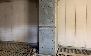 Kintetsu Line Station Earthquake Reinforcement Work